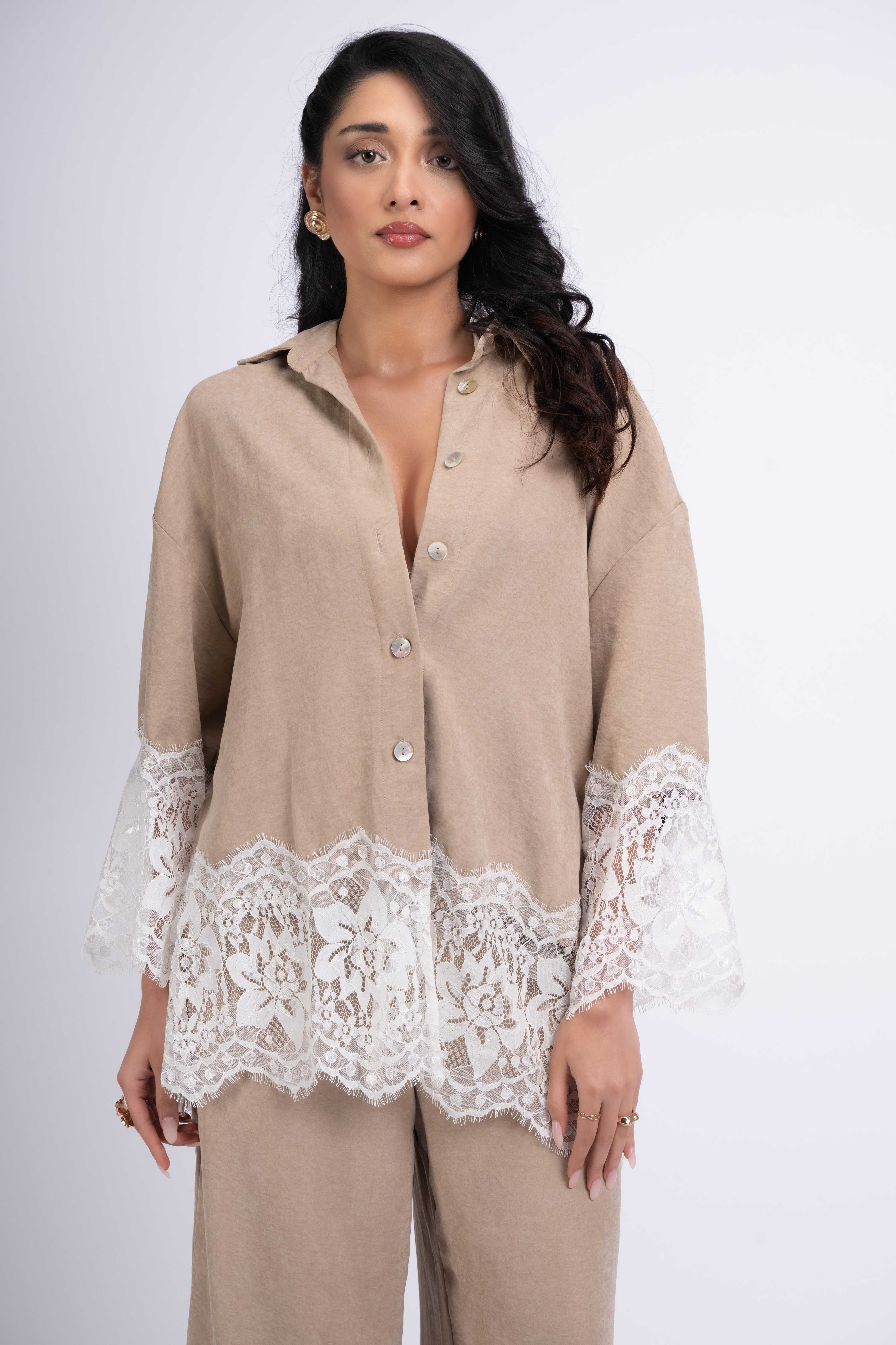 Anansa Lace Shirt