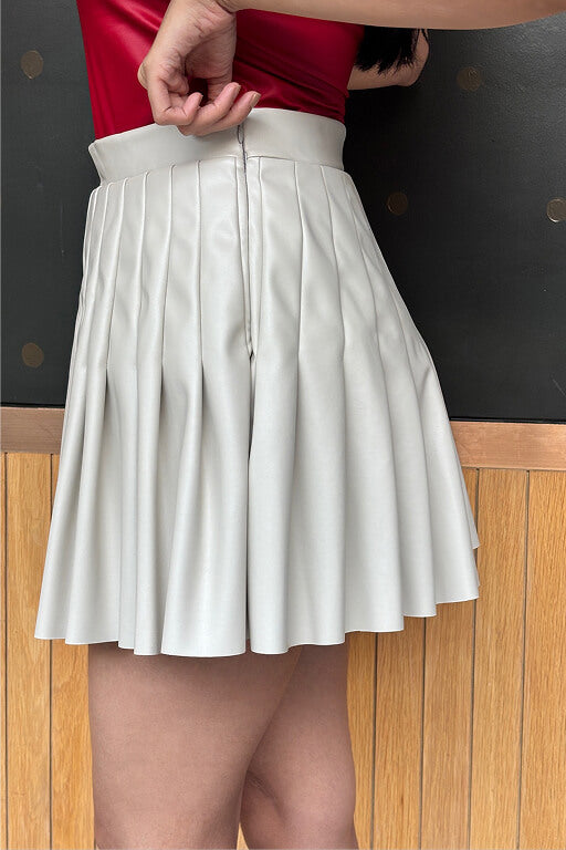 The Art of Prophecy Pleated Mini Skirt