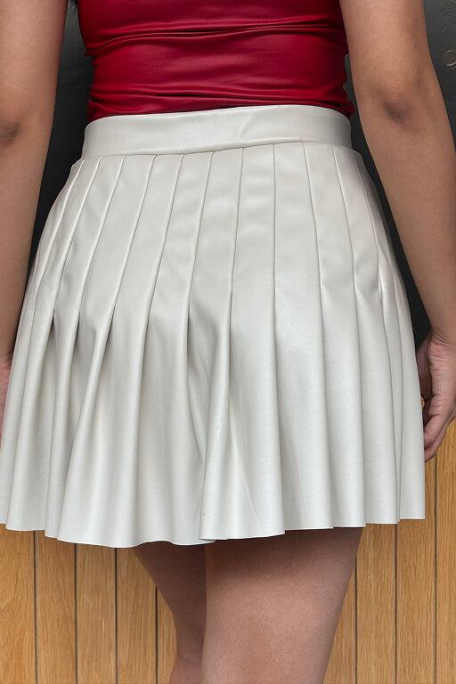 The Art of Prophecy Pleated Mini Skirt