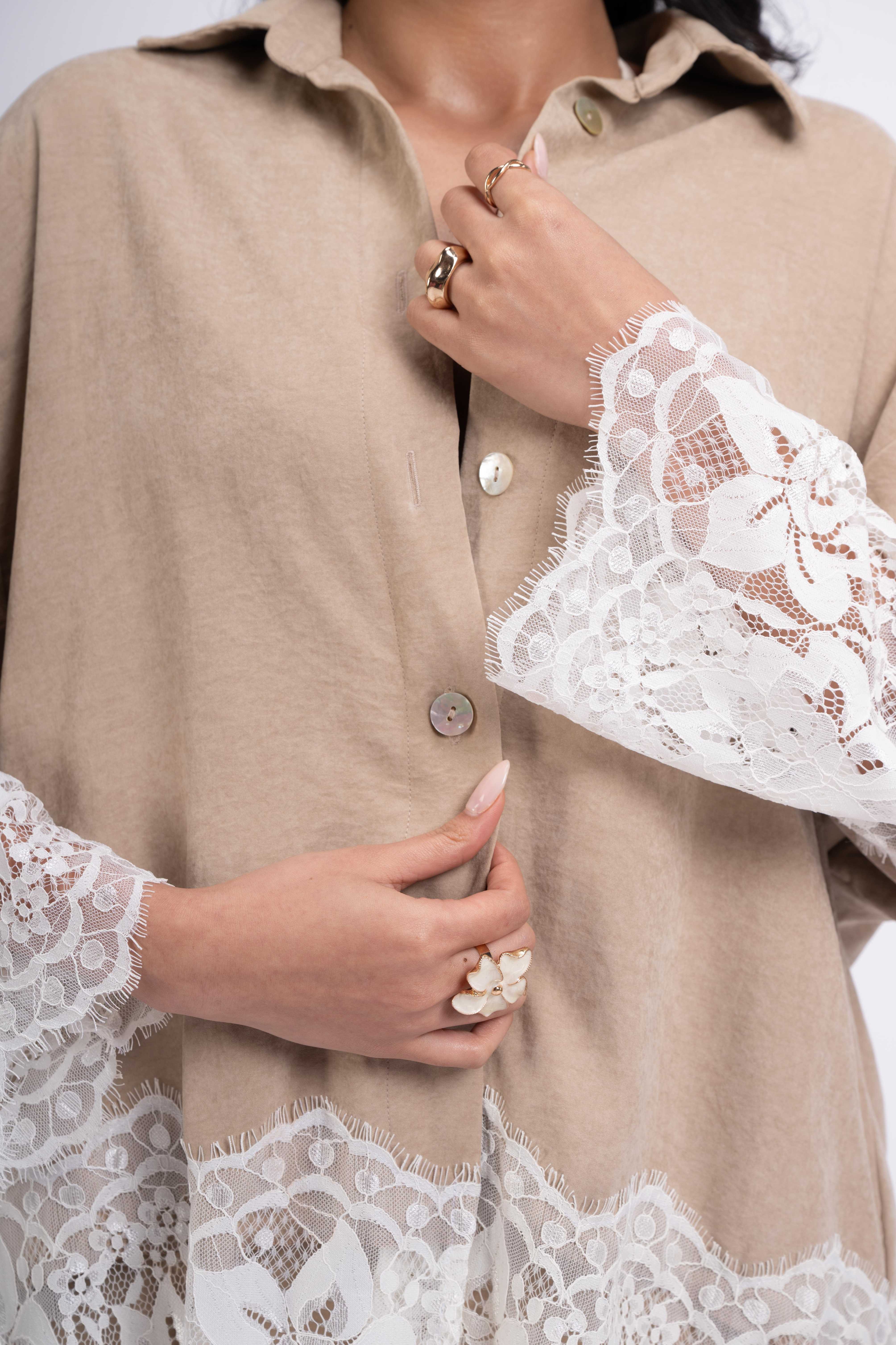Anansa Lace Shirt